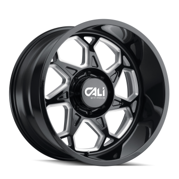 Cali Off Road 9111 SEVENFOLD  Gloss Black Milled