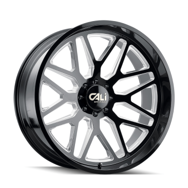 Cali Off Road 9115 INVADER  Gloss Black Milled