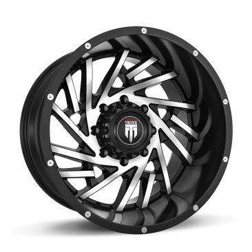 American Truxx AT161 WEB  Gloss Black Machined