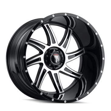 American Truxx AT162 VORTEX  Gloss Black Machined