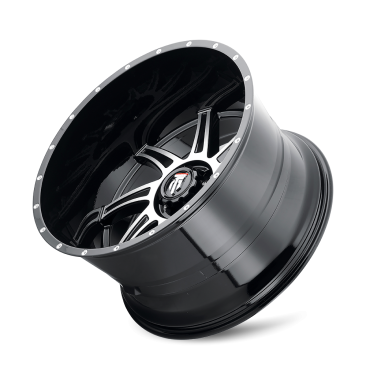 American Truxx AT162 VORTEX  Gloss Black Machined