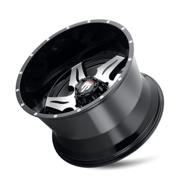 American Truxx AT163 NINJA  Gloss Black Machined