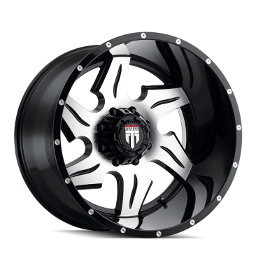 American Truxx AT163 NINJA  Gloss Black Machined