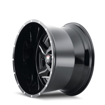 American Truxx AT163 NINJA  Gloss Black Milled