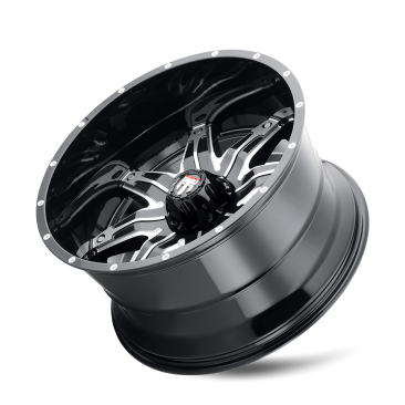 American Truxx AT185 LONESTAR  Gloss Black Machined