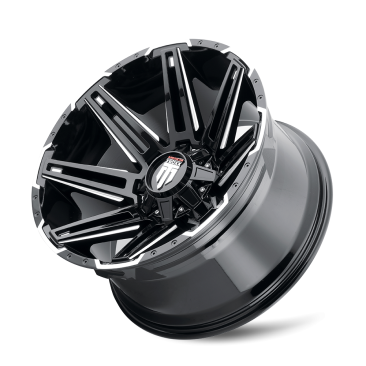 American Truxx AT1903 BOOM  Gloss Black Milled