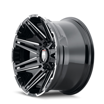 American Truxx AT1903 BOOM  Gloss Black Milled