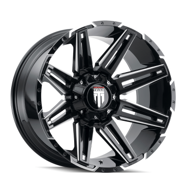 American Truxx AT1903 BOOM  Gloss Black Milled
