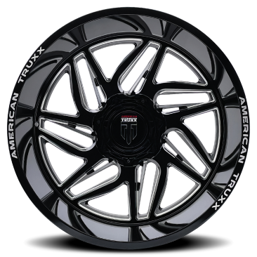 American Truxx AT1917 GOLIATH  Gloss Black Milled