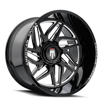 American Truxx AT1917 GOLIATH  Gloss Black Milled