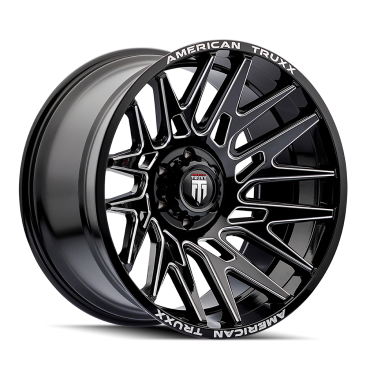 American Truxx AT1919 EVOLUTION  Gloss Black Milled
