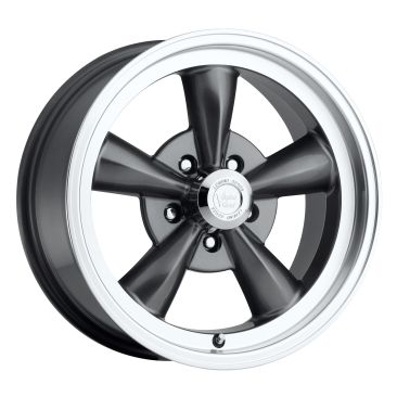 American Muscle 141 Legend 5  Gunmetal w Machined Lip