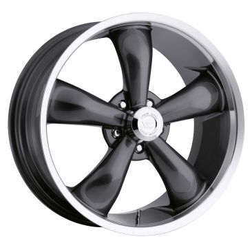 American Muscle 142 Legend 5  Gunmetal w Machined Lip