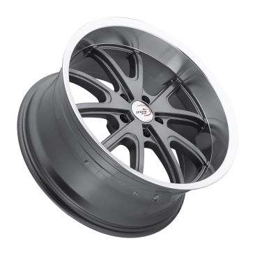 American Muscle 143 Torque  Gunmetal w Machined Lip