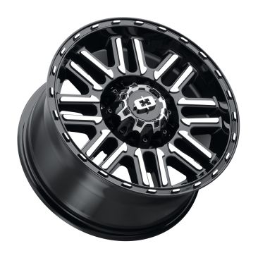 Vision Off Road 348 Nexus  Gloss Black Machined Face