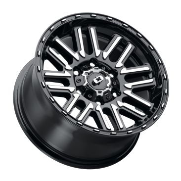 Vision Off Road 348 Nexus  Gloss Black Machined Face