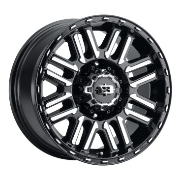 Vision Off Road 348 Nexus  Gloss Black Machined Face