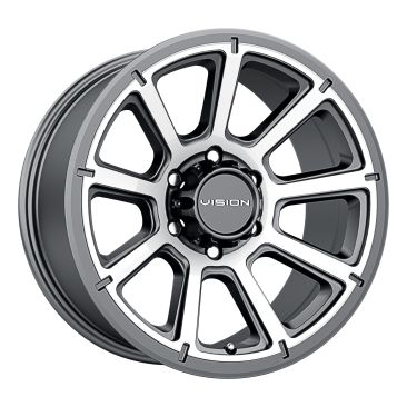 Vision HD 353 Turbine HD  Gunmetal w Machined Face