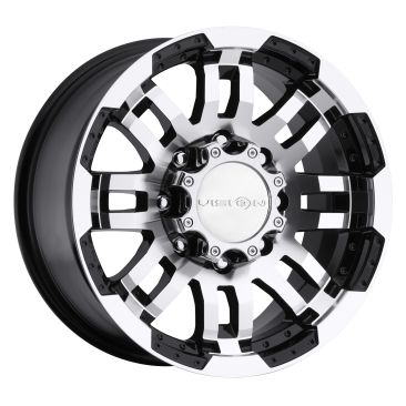 Vision HD 375 Warrior HD  Gloss Black Machined Face
