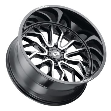 Vision Off Road 402 Riot  Gloss Black Machined Face