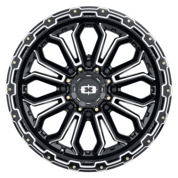 Vision Off Road 405 Korupt  Gloss Black Milled