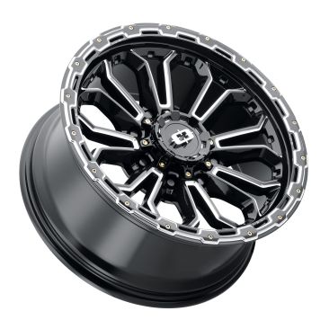 Vision Off Road 405 Korupt  Gloss Black Milled