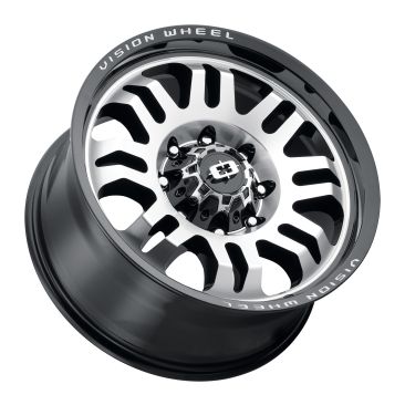 Vision 409 Inferno  Gloss Black Machined Face