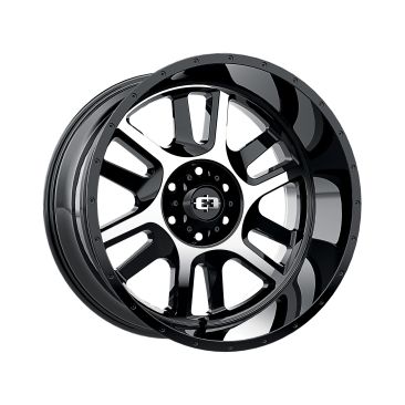 Vision HD 419 Split  Gloss Black Machined Face