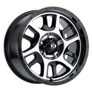 Vision HD 419 Split  Gloss Black Machined Face