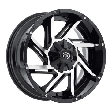 Vision Off Road 422 Prowler  Gloss Black Machined Face