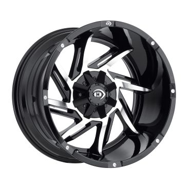 Vision Off Road 422 Prowler  Gloss Black Machined Face