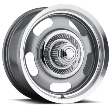 American Muscle 55 Rally  Gunmetal w Machined Lip
