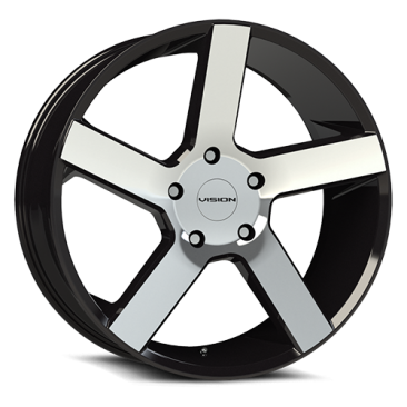 Vision SWITCHBACK  Gloss Black Machined Face
