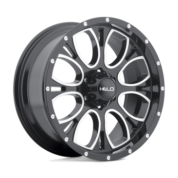 Helo   Gloss Black Machined & Milled