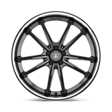 Asanti Black ABL-23 SIGMA  Gloss Black W/ Chrome Lip