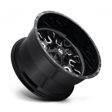 Fuel D611 STROKE  Gloss Black Milled
