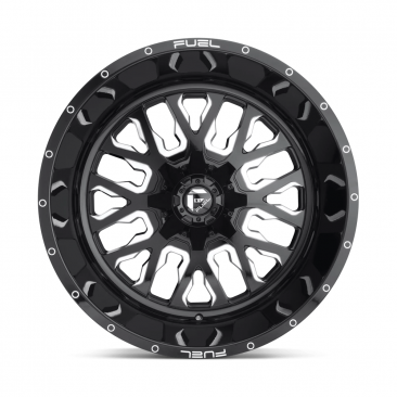 Fuel D611 STROKE  Gloss Black Milled