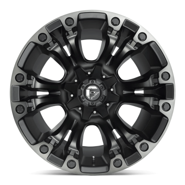 Fuel D851 VAPOR  Matte Black Gray Tinted