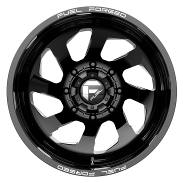 Fuel DD39 FF39D  Gloss Black Milled