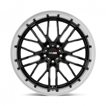 Cray Corvette EAGLE  Gloss Black w Machined Lip