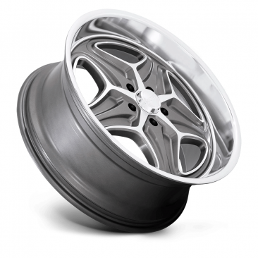 Foose F172 MERLOT  Machined Gunmetal