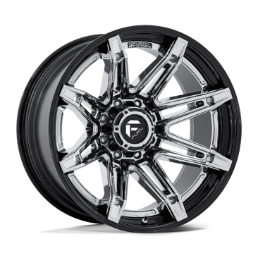 Fuel FC401 BRAWL Chrome With Gloss Black Lip Wheels for Sale