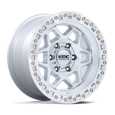 KMC KM553 TORX Machined Silver Wheels for Sale | WheelHero