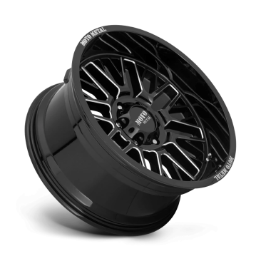 Moto Metal MO802 WARLOCK  Gloss Black Milled