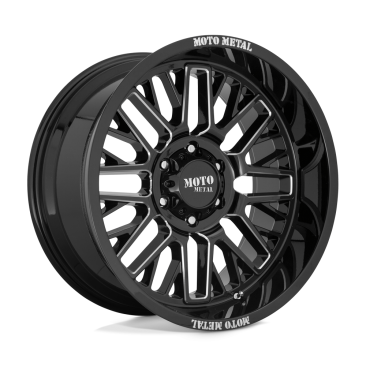 Moto Metal MO802 WARLOCK  Gloss Black Milled