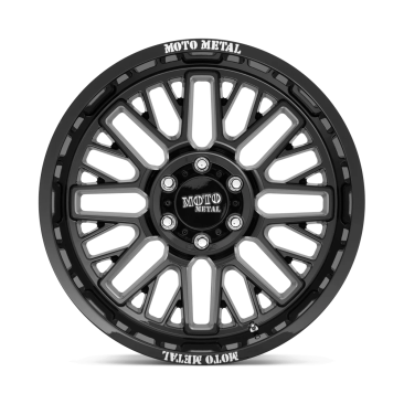 Moto Metal MO802 WARLOCK  Gloss Black Milled