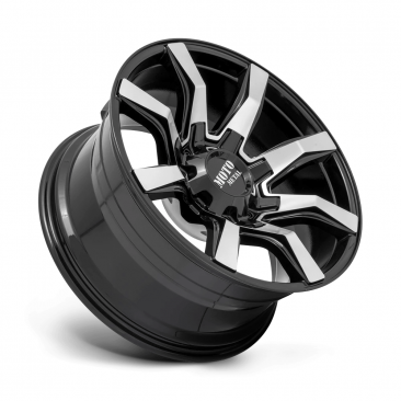 Moto Metal MO804 SPIDER  Gloss Black Machined