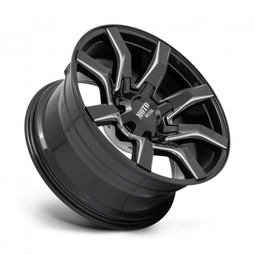 Moto Metal MO804 SPIDER  Gloss Black Milled