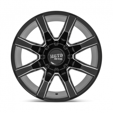 Moto Metal MO804 SPIDER  Gloss Black Milled