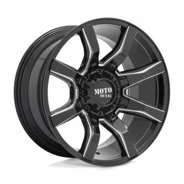 Moto Metal MO804 SPIDER  Gloss Black Milled